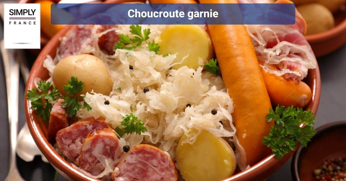 Choucroute garnie in Strasbourg, France