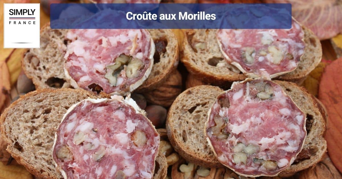 Croûte aux Morilles