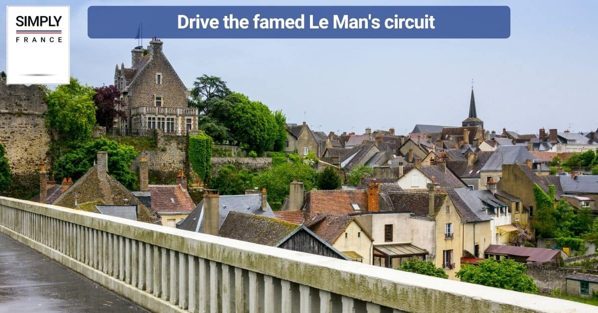 Drive the famed Le Man's circuit