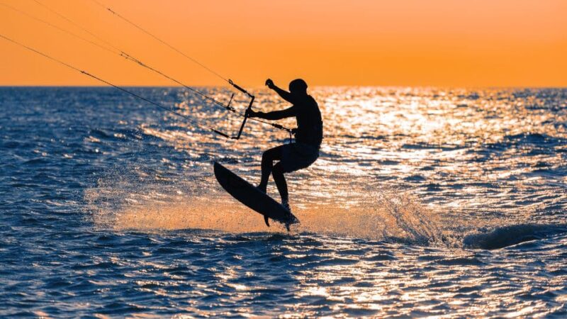 Kitesurfing