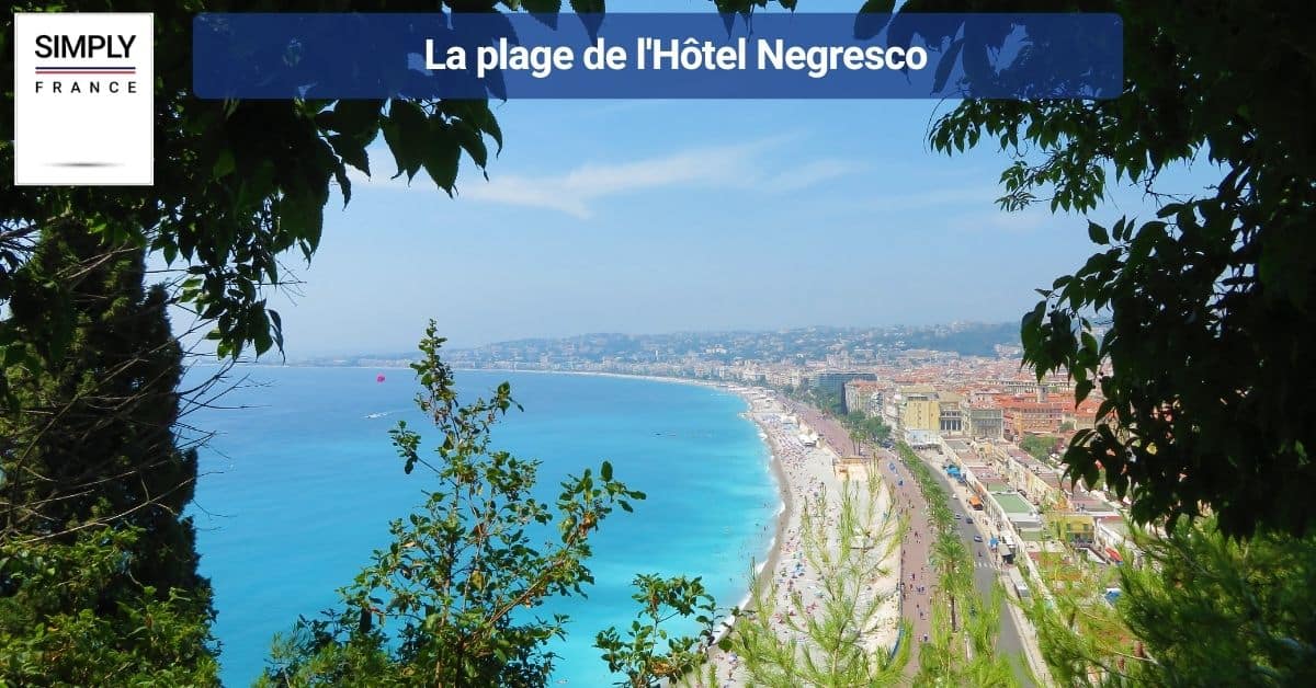 La plage de l'Hôtel Negresco