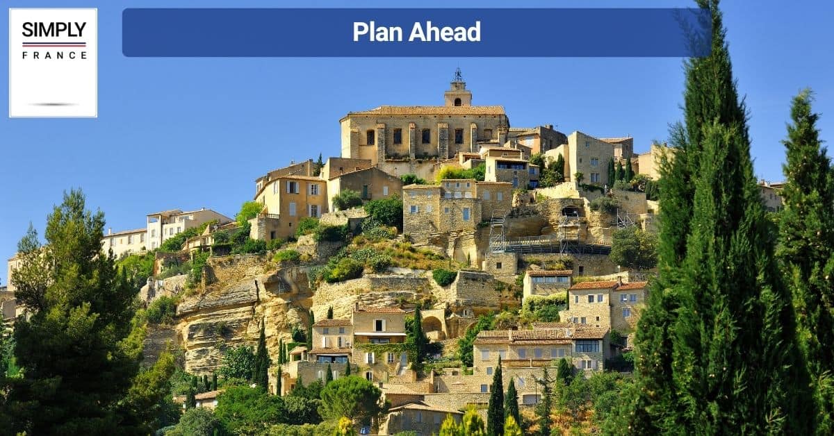 Plan Ahead