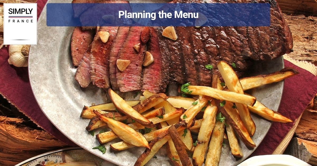 Planning the Menu