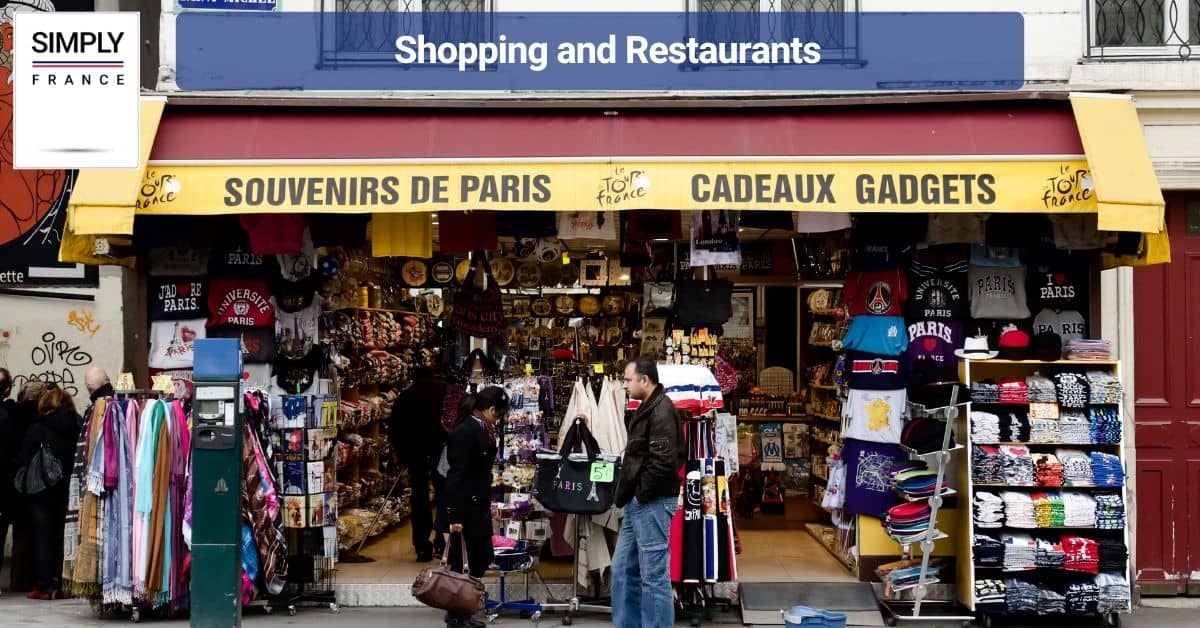 Shopping and Restaurants
