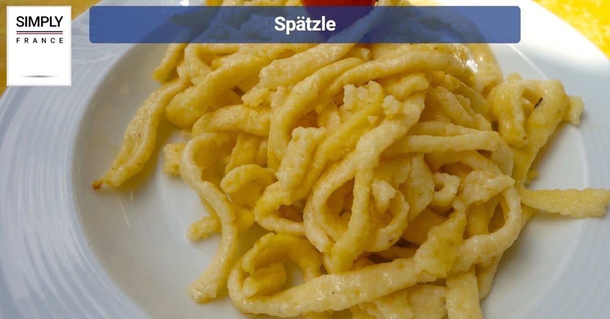 Spätzle in Strasbourg, France