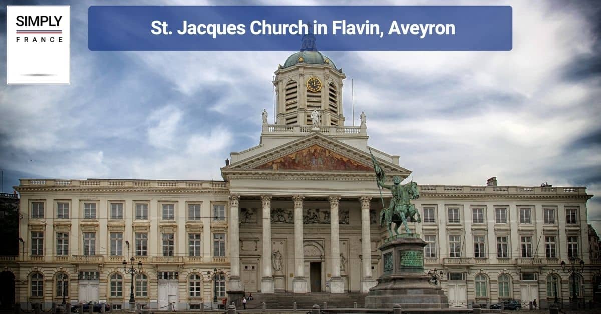 St. Jacques Church in Flavin, Aveyron