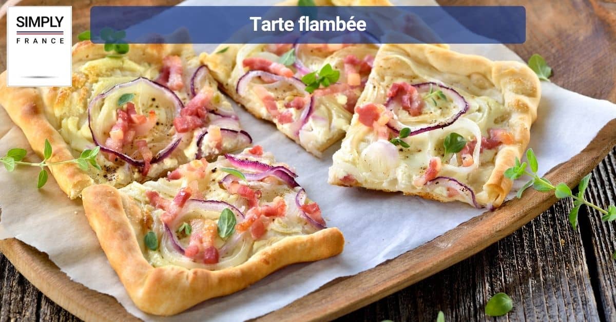 Tarte flambée in Strasbourg, France