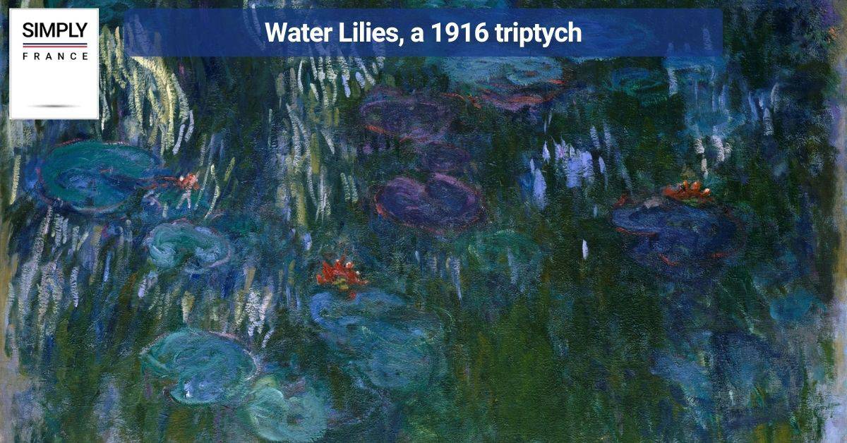 Water Lilies, a 1916 triptych