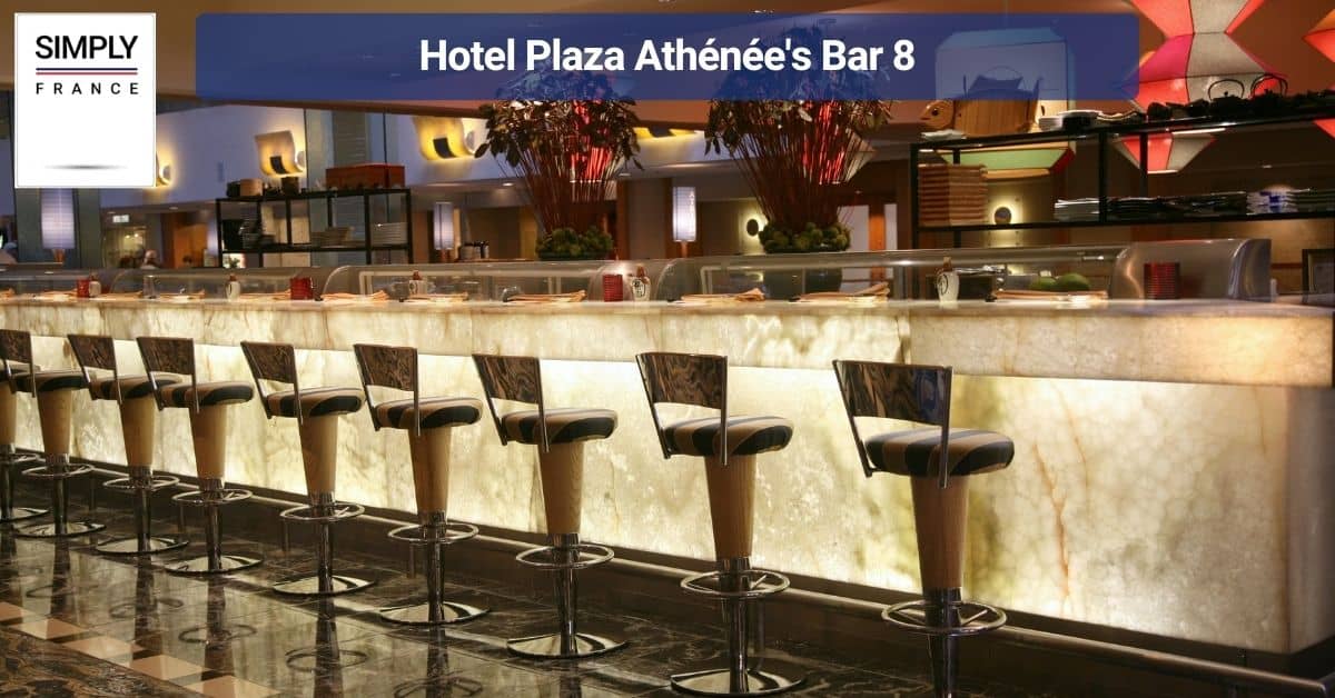 Hotel Plaza Athénée's Bar 8