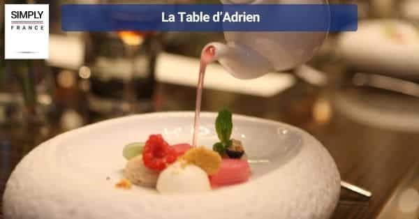 La Table d’Adrien