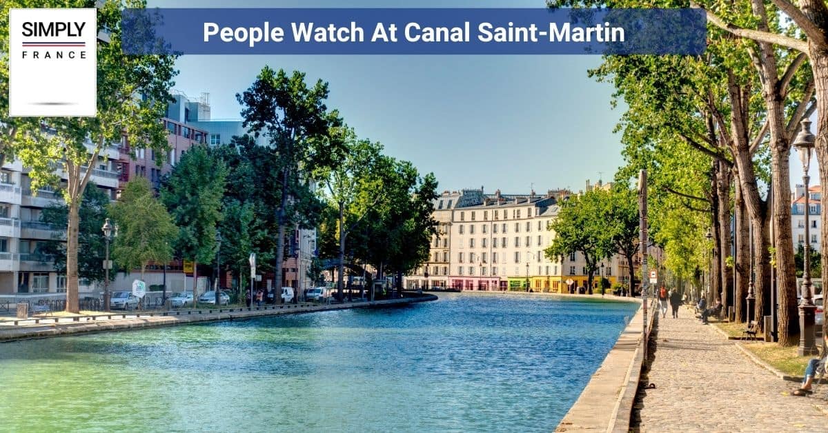 People Watch At Canal Saint-Martin