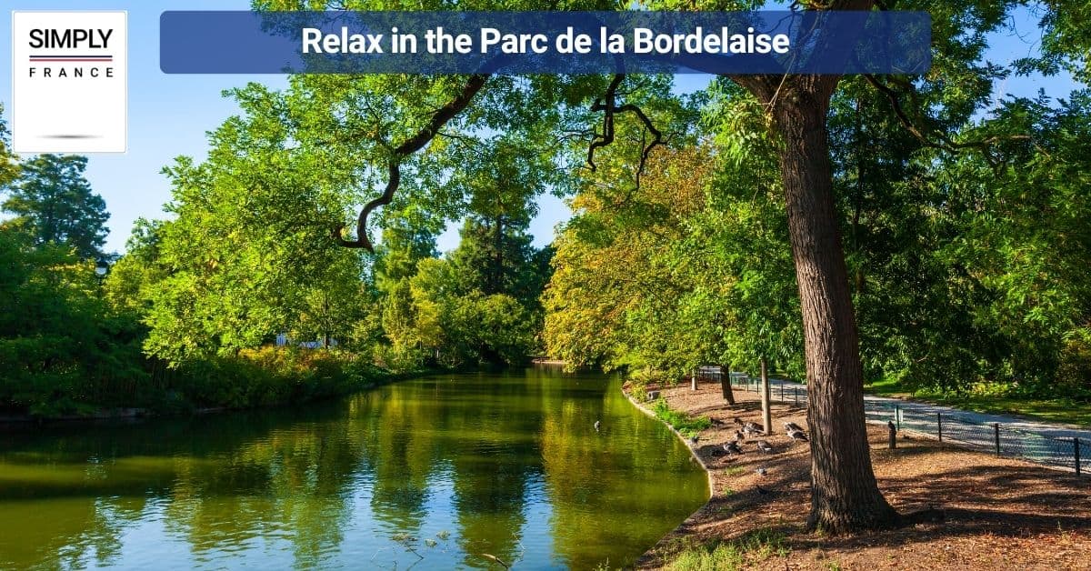 Relax in the Parc de la Bordelaise