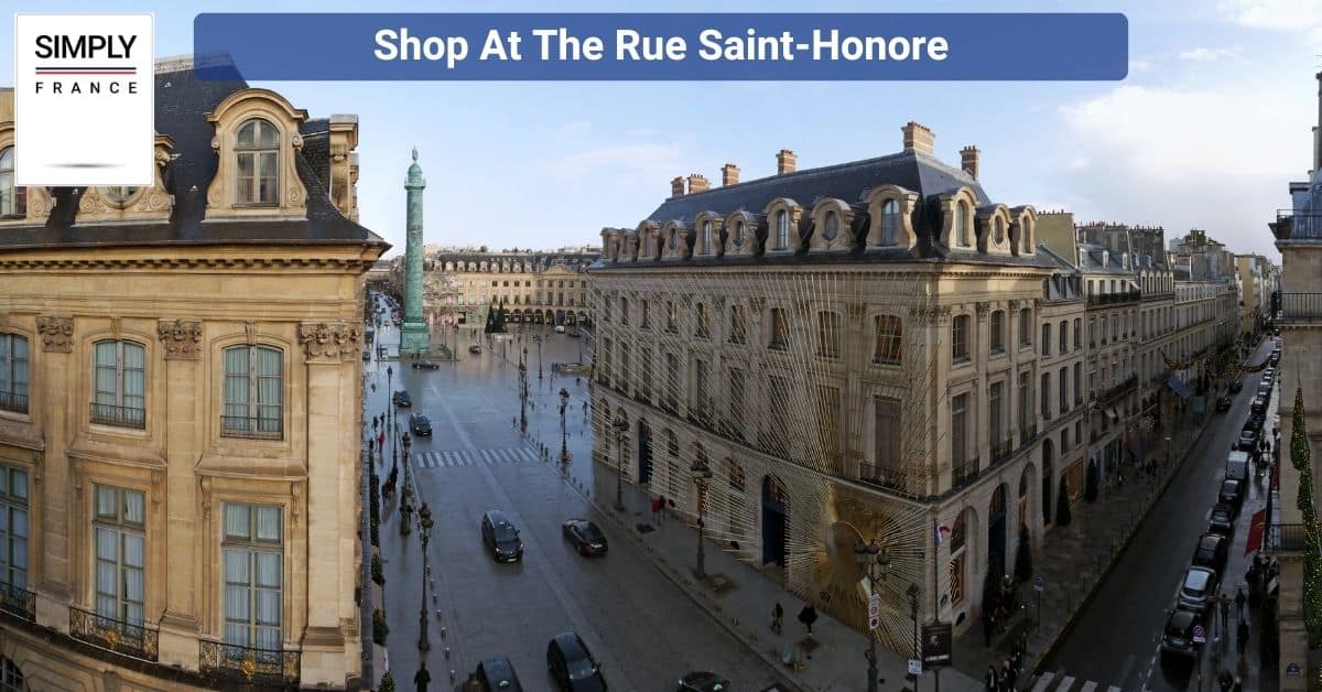 Shop At The Rue Saint-Honore