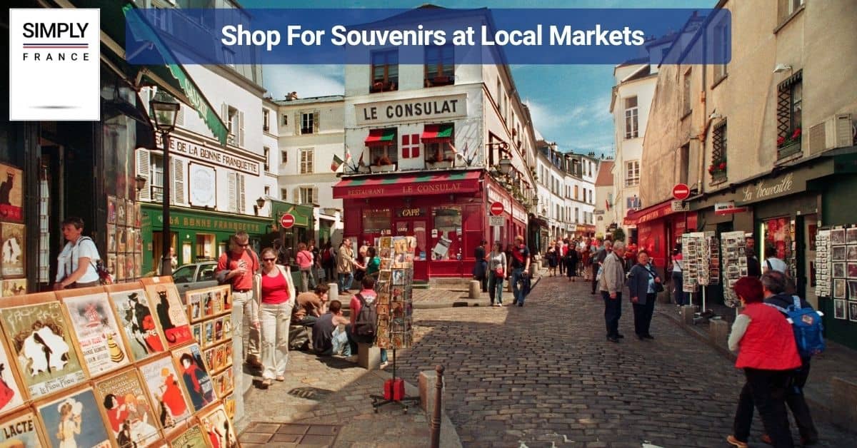 Shop For Souvenirs at Local Markets