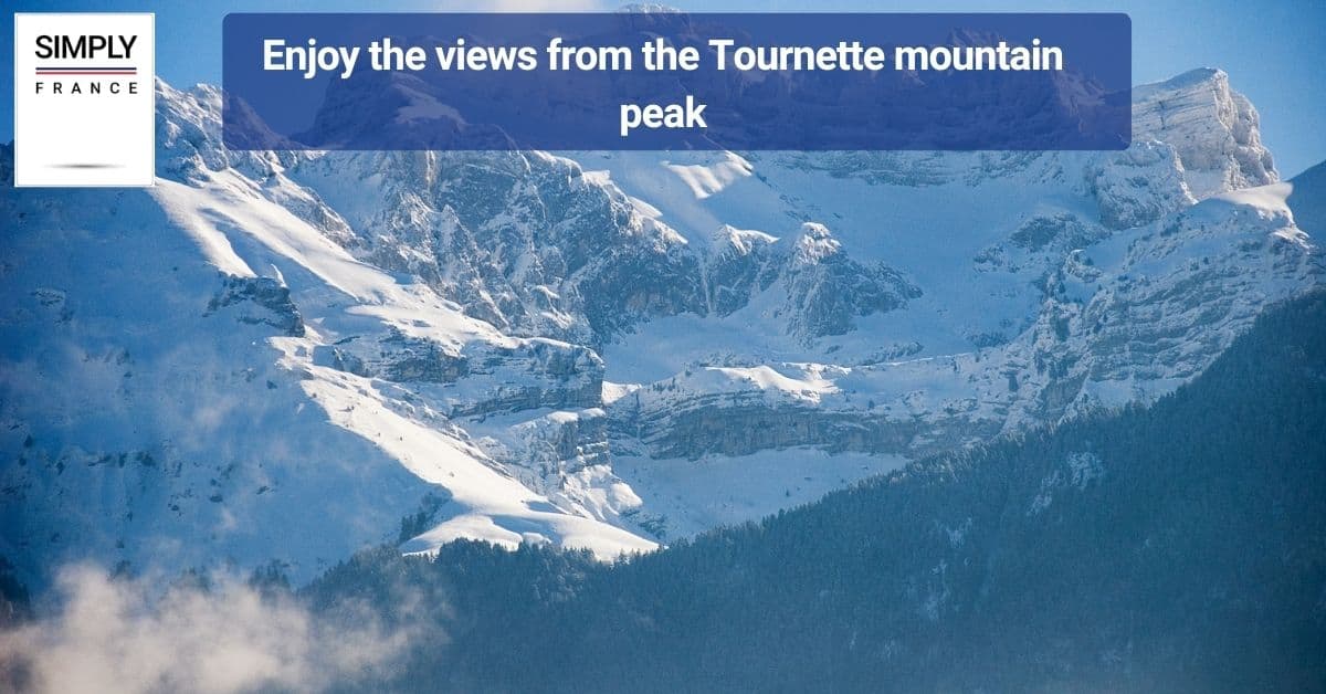 Enjoy the views from the Tournette mountain peak