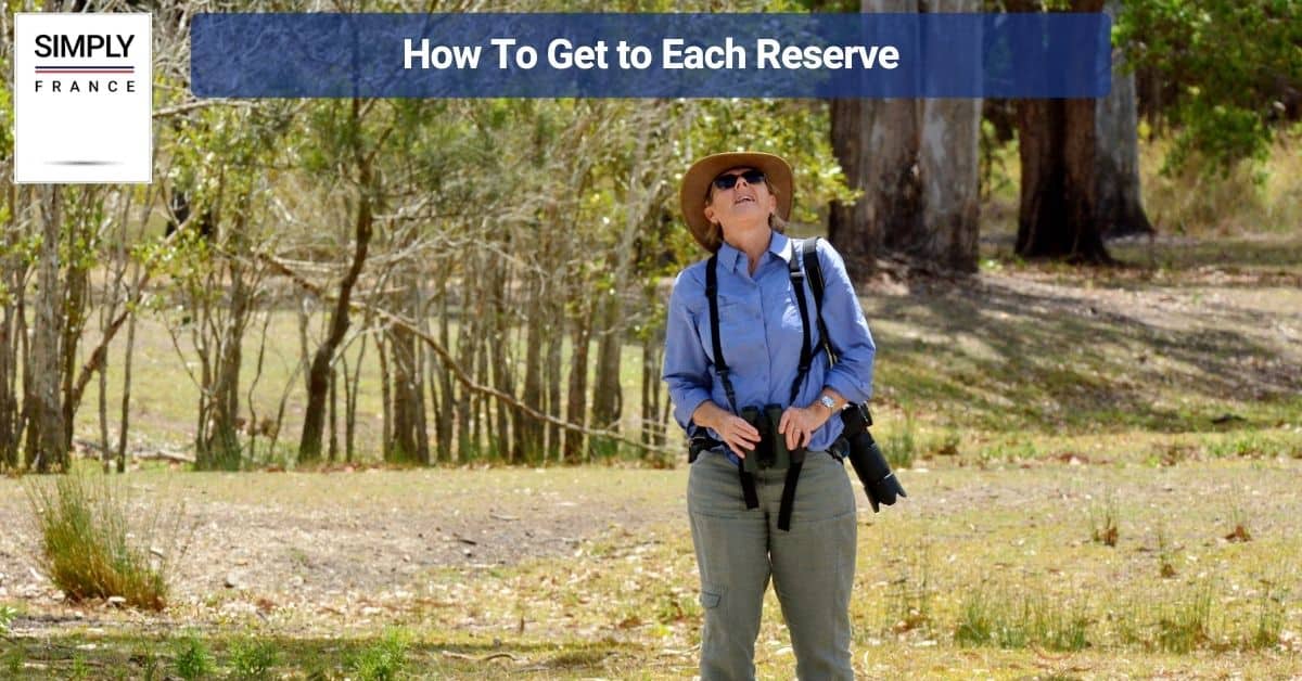 How To Get to Each Reserve