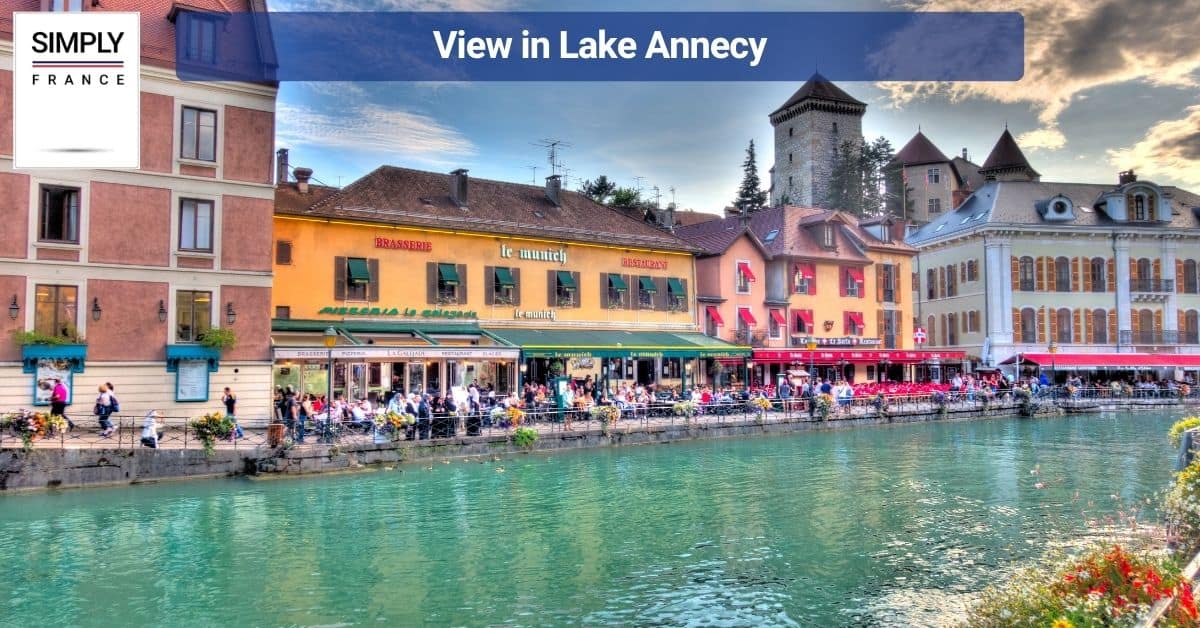 View in Lake Annecy