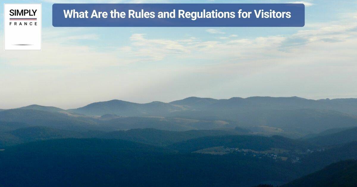 What Are the Rules and Regulations for Visitors