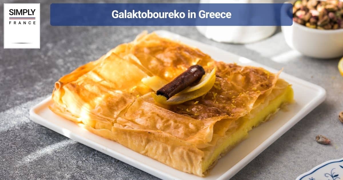 Galaktoboureko in Greece