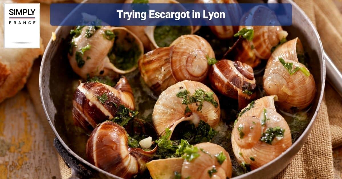 Trying Escargot in Lyon