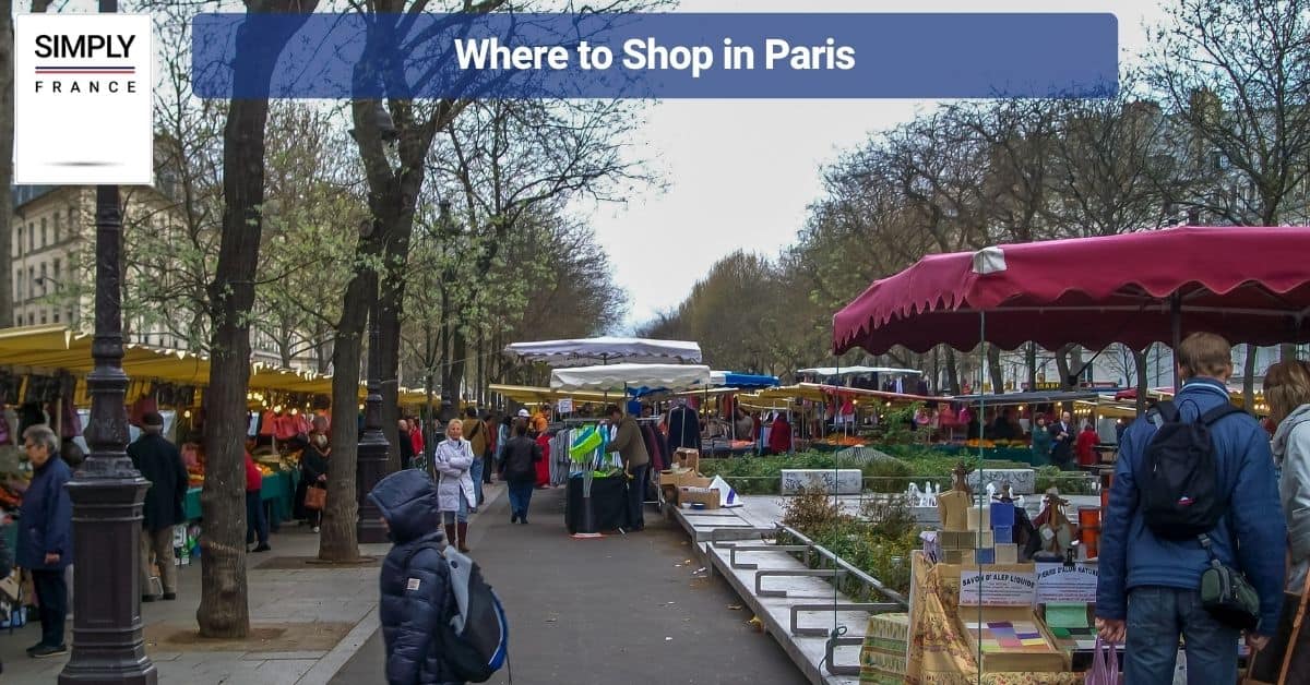 Where to Shop in Paris