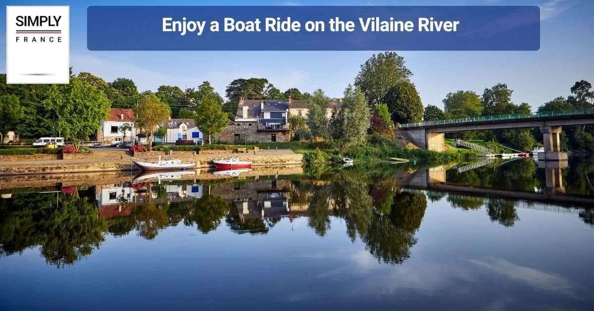 Enjoy a Boat Ride on the Vilaine River