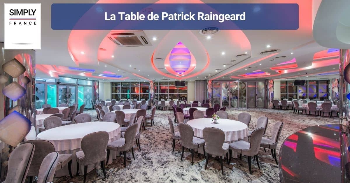 La Table de Patrick Raingeard