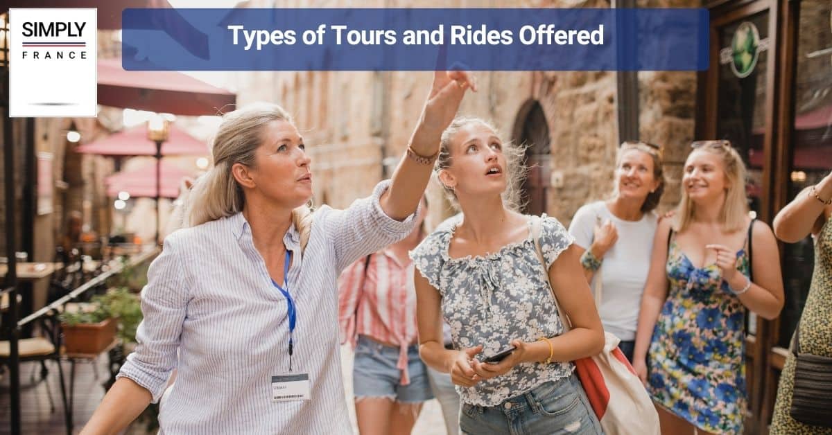 Types of Tours and Rides Offered
