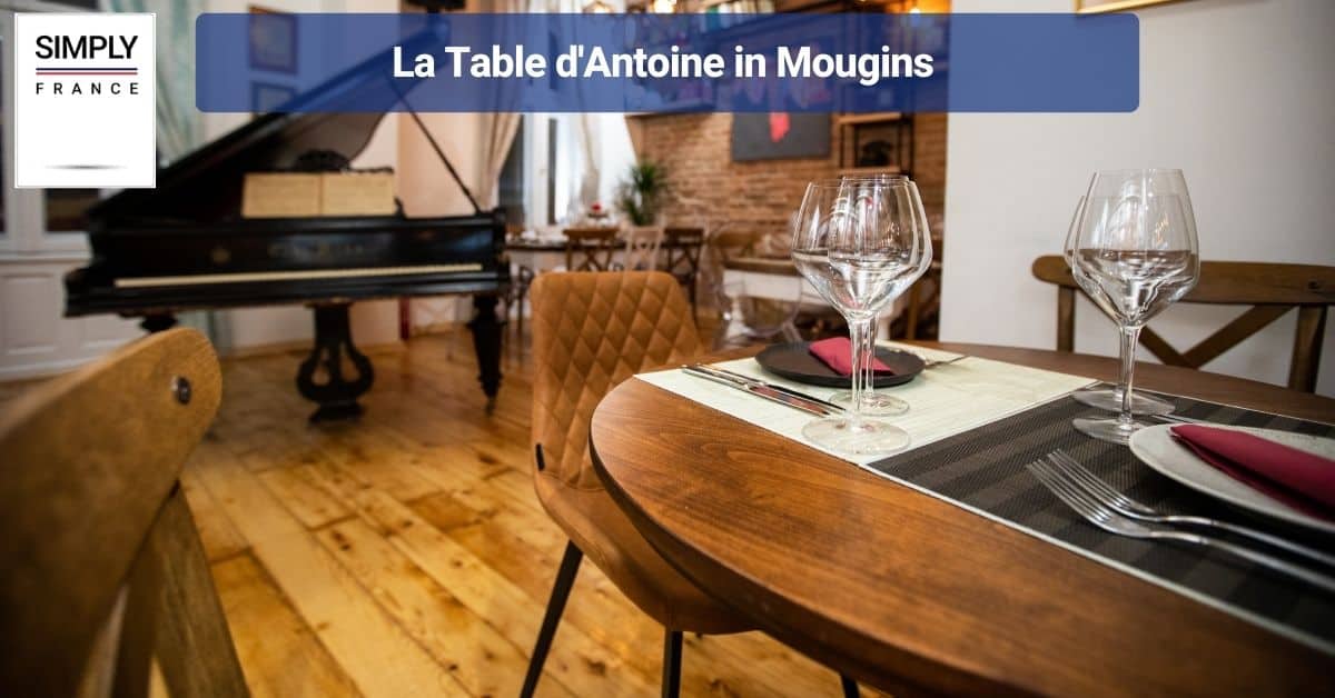 La Table d'Antoine in Mougins