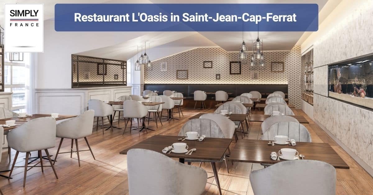 Restaurant L'Oasis in Saint-Jean-Cap-Ferrat