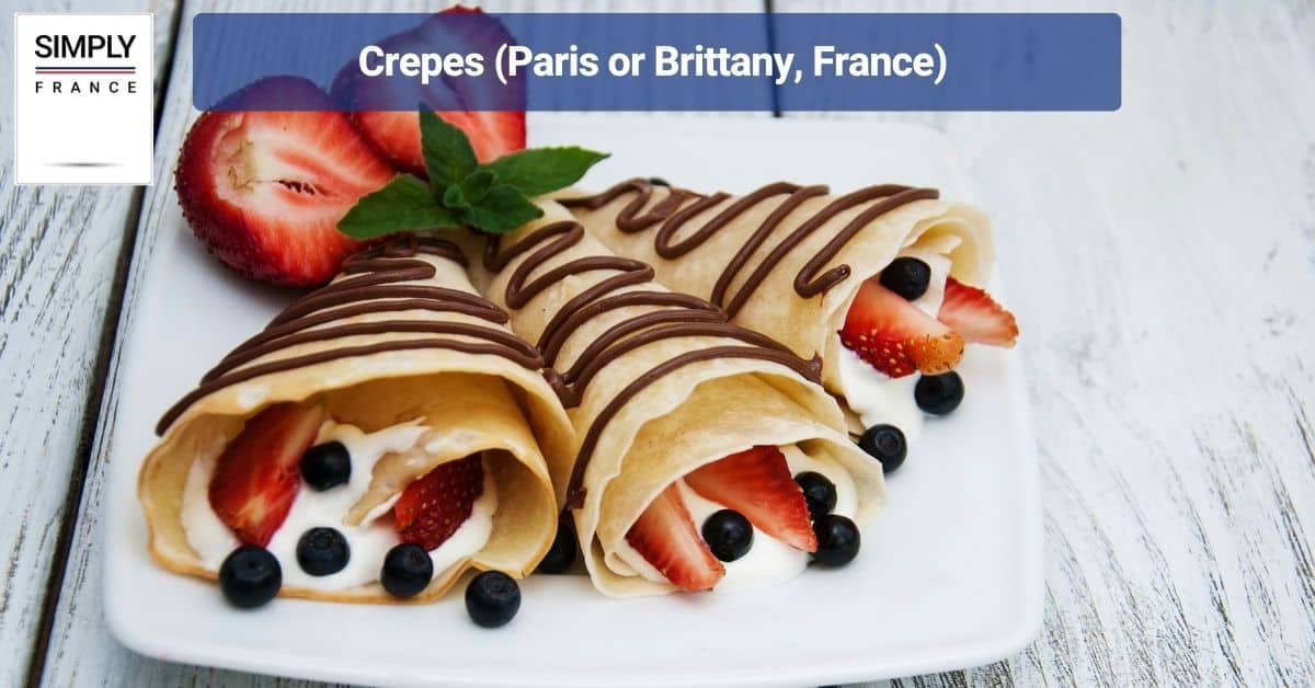 Crepes (Paris or Brittany, France)