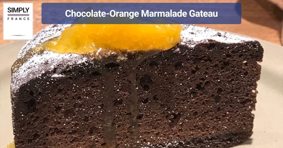Chocolate-Orange Marmalade Gateau