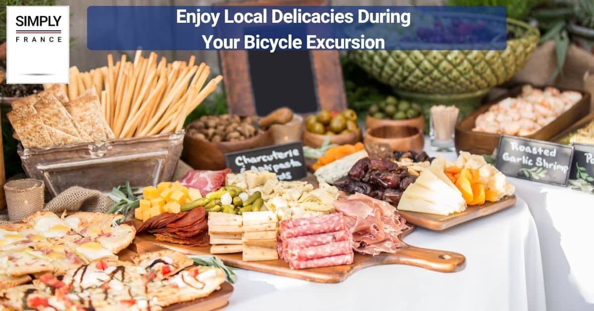 Enjoy Local Delicacies During Your Bicycle Excursion