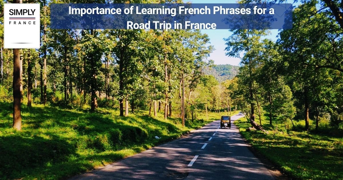 Importance of Learning French Phrases for a Road Trip in France
