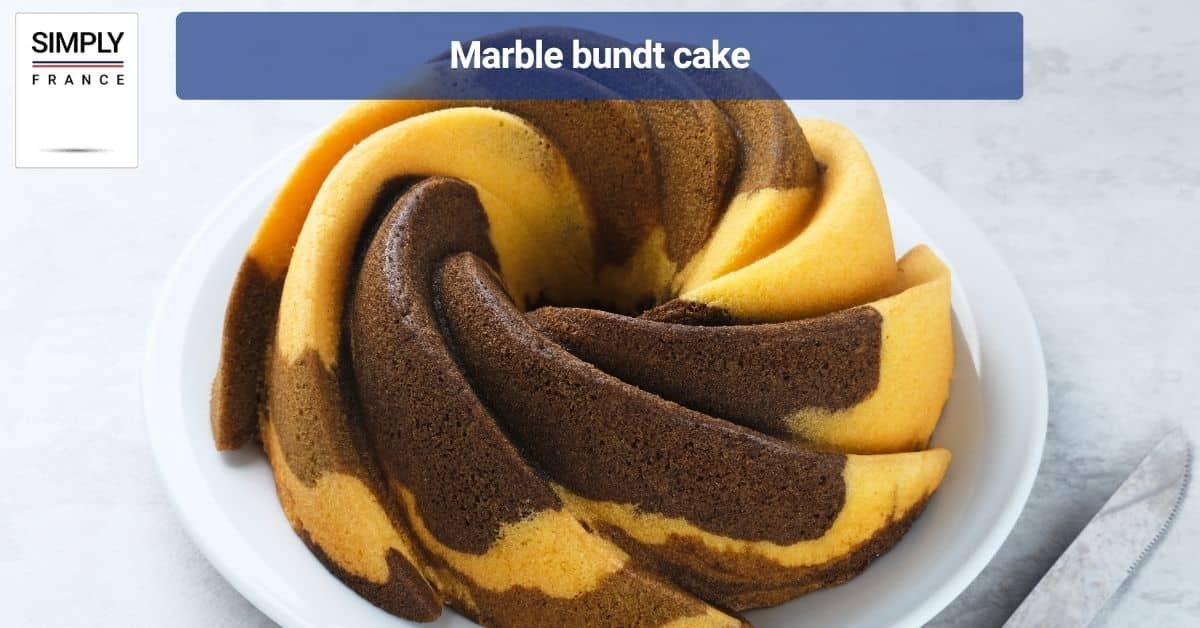Marble bundt cake