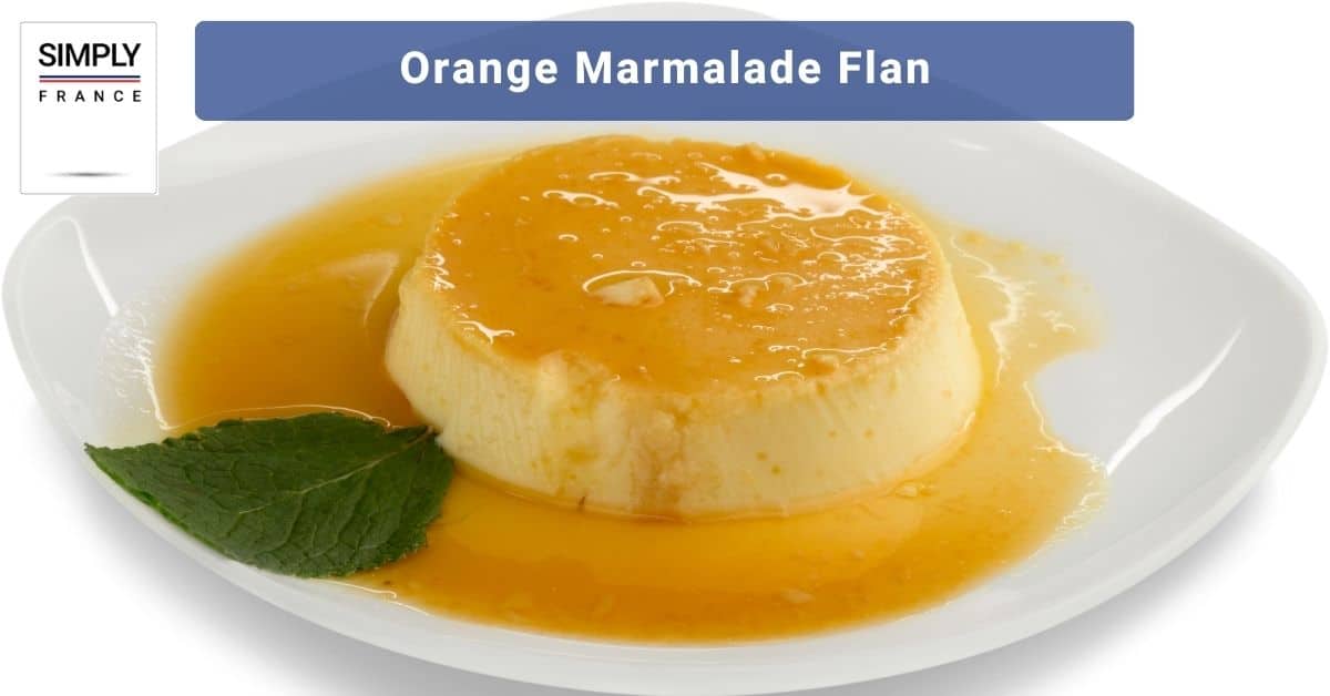 Orange Marmalade Flan