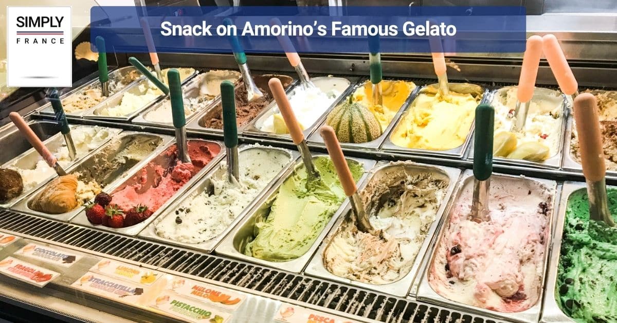 Snack on Amorino’s Famous Gelato