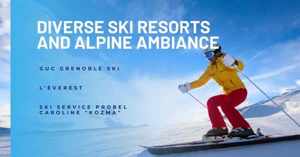 Diverse Ski Resorts and Alpine Ambiance