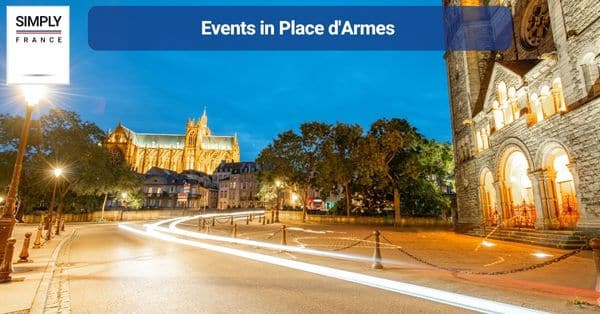 Nightlife at Place d'Armes