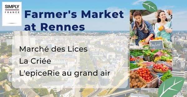 Farmer's Market at Rennes