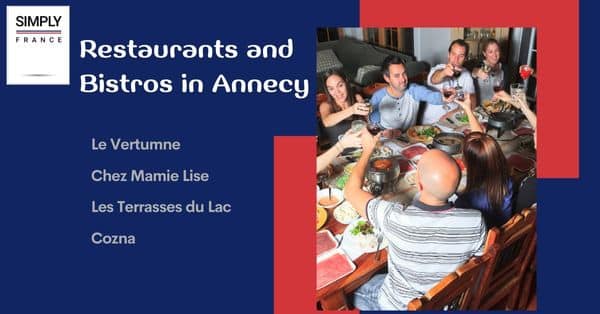 Restaurants and Bistros in Annecy
