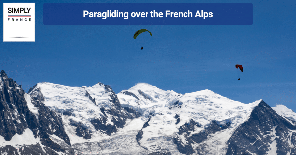 Paragliding over the French Alps